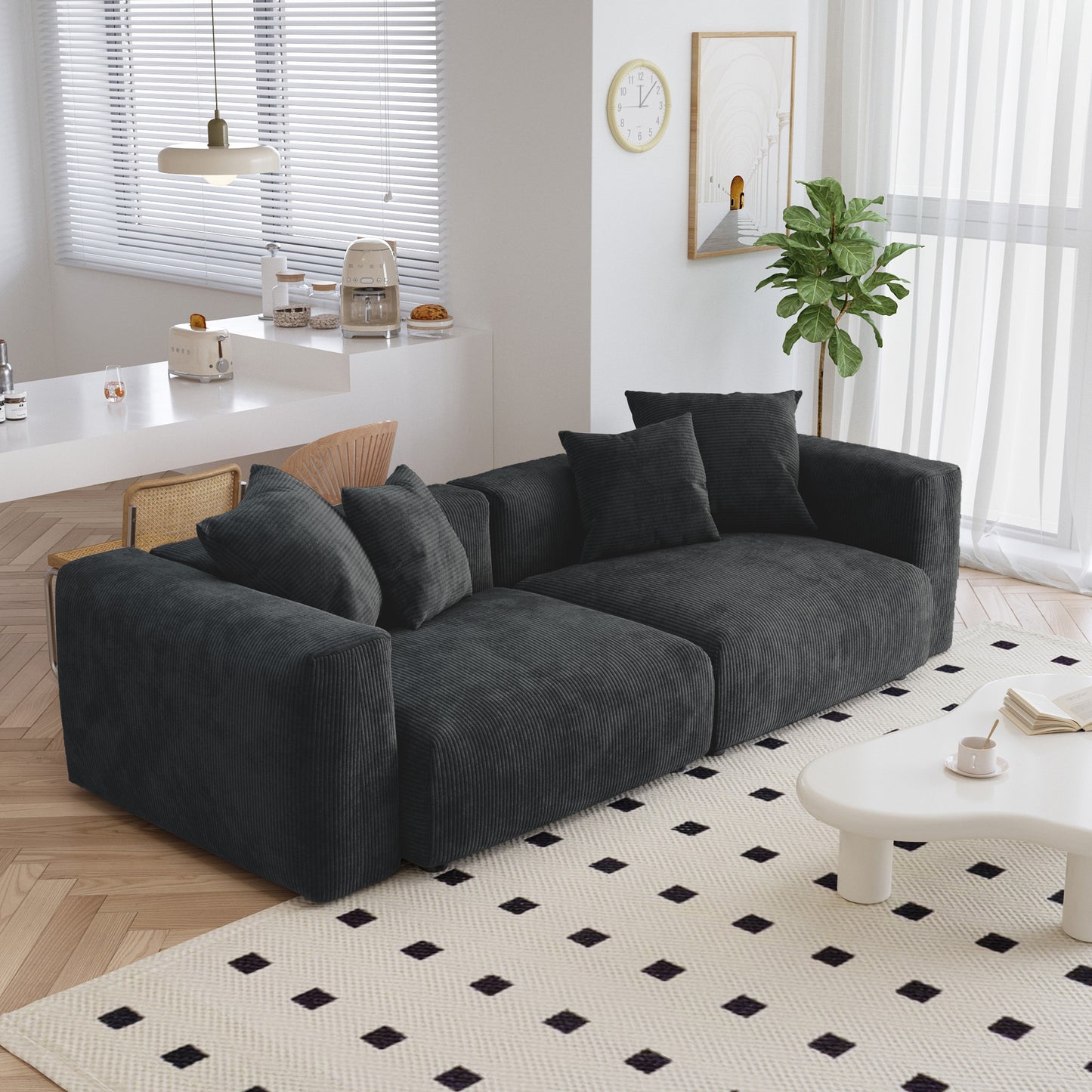 NAVI 102'' Loveseat