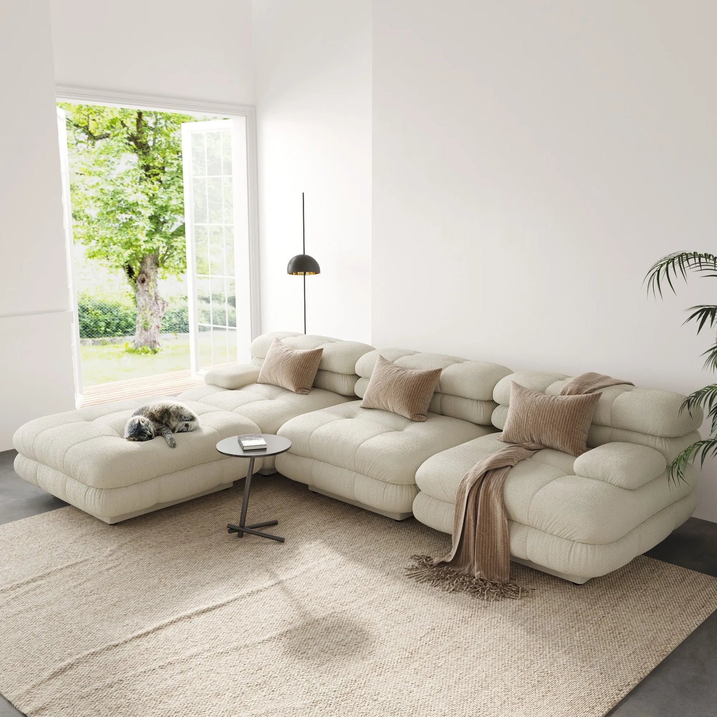 SAVOIR 109″ Sectional Sofa L shape