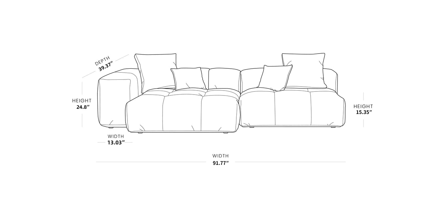 SOHO 91'' Loveseat