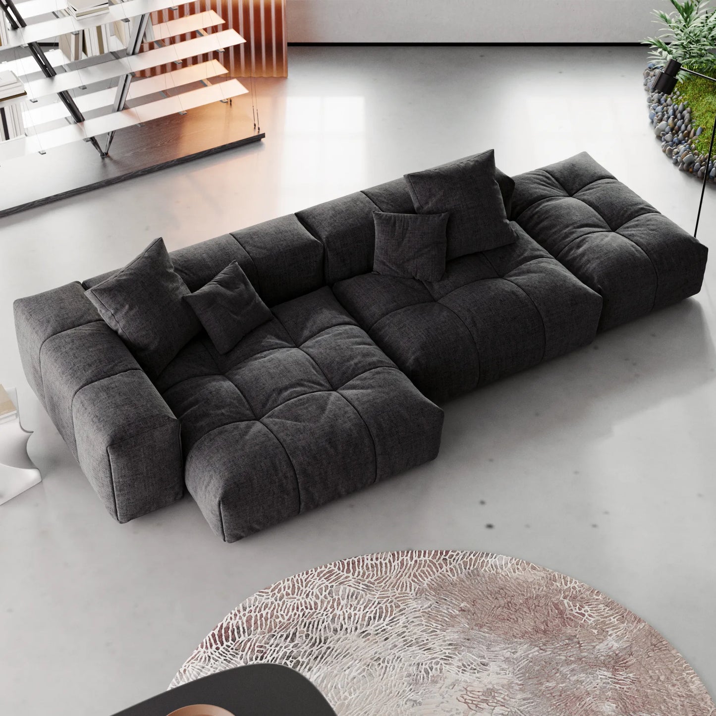 SOHO 119'' Sectional Sofa