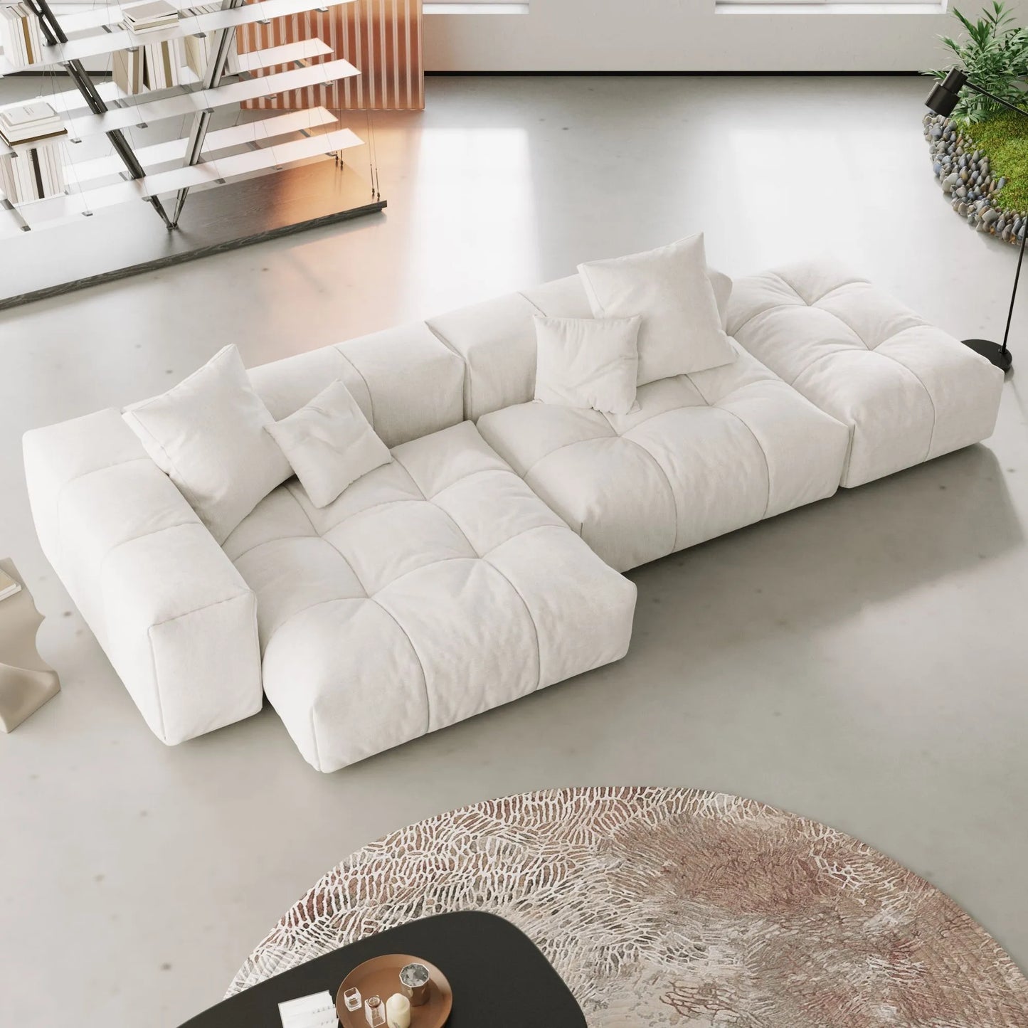 SOHO 119'' Sectional Sofa